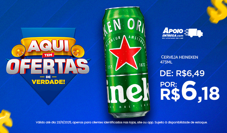 Cerveja Heineken 473ml 23/11